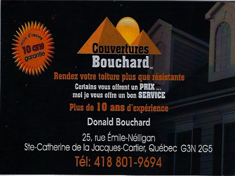 COUVERTURES BOUCHARD