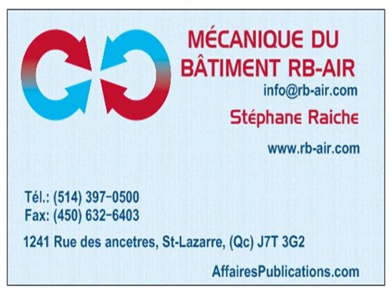 MÉCANIQUE DU BÂTIMENT RB-AIR