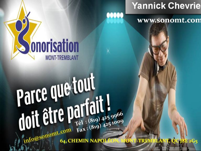 SONORISATION MONT-TREMBLANT