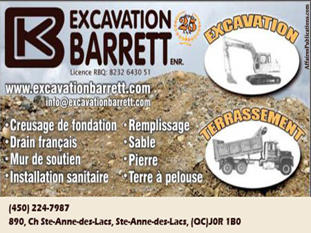 EXCAVATION BARRETT ENR