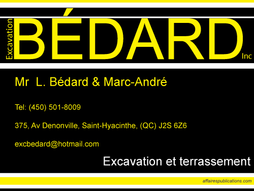 EXCAVATION BÉDARD INC