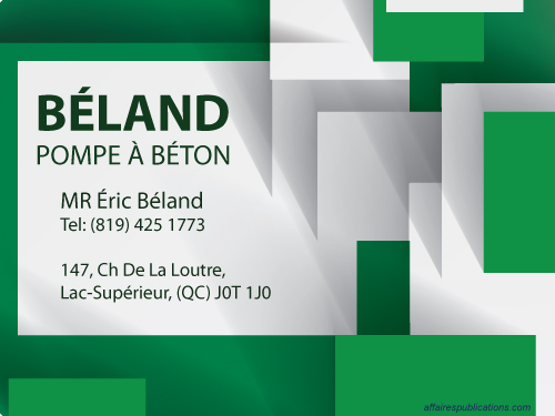 BÉLAND POMPE À BÉTON