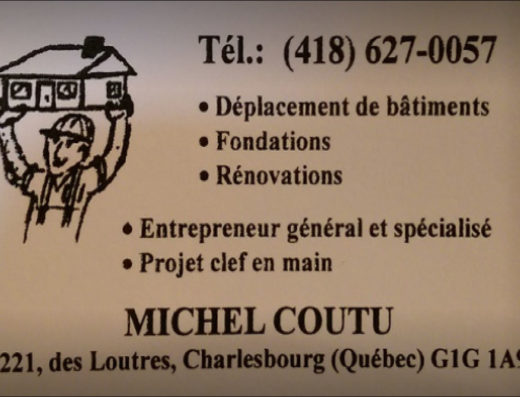 SOULEVEMENT ET DÉPLACEMENT DE BÂTIMENT MICHEL COUTU