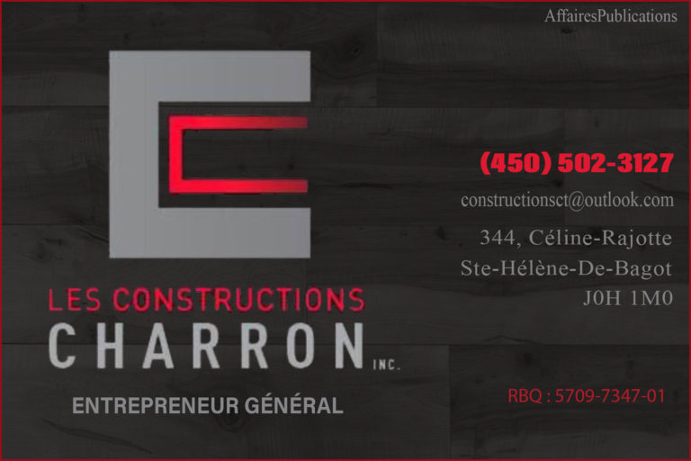 CONSTRUCTIONS CHARRON (2016) INC