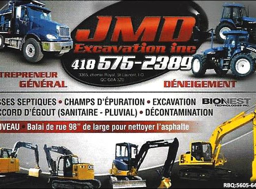 JMD EXCAVATION DE L&rsquo;ÎLE INC
