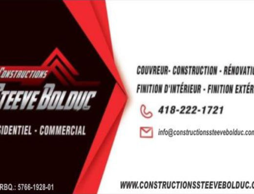 CONSTRUCTIONS STEEVE BOLDUC