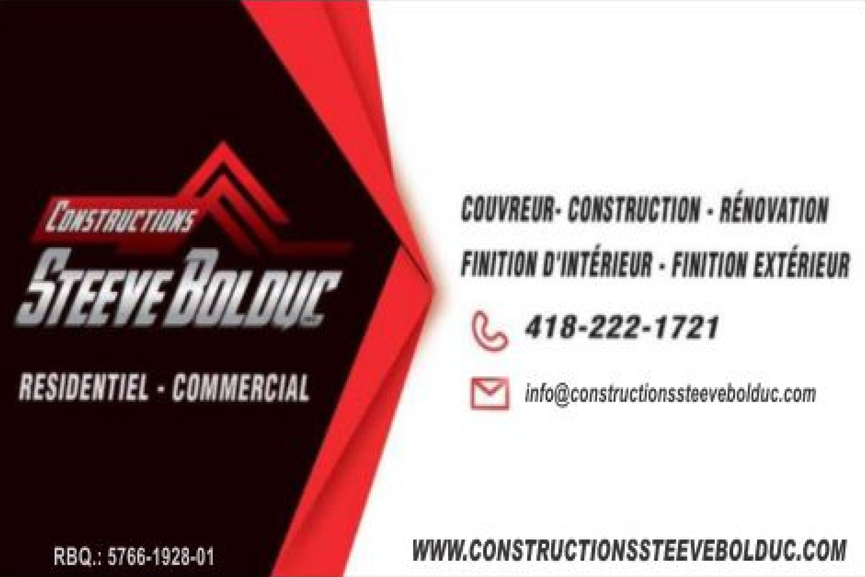 CONSTRUCTIONS STEEVE BOLDUC
