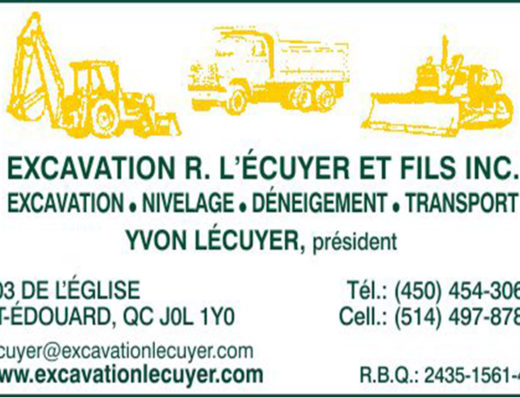 EXCAVATION R LÉCUYER & FILS