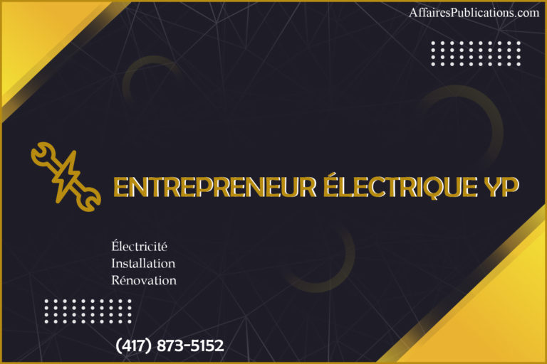 ENTREPRENEUR ÉLECTRIQUE YP
