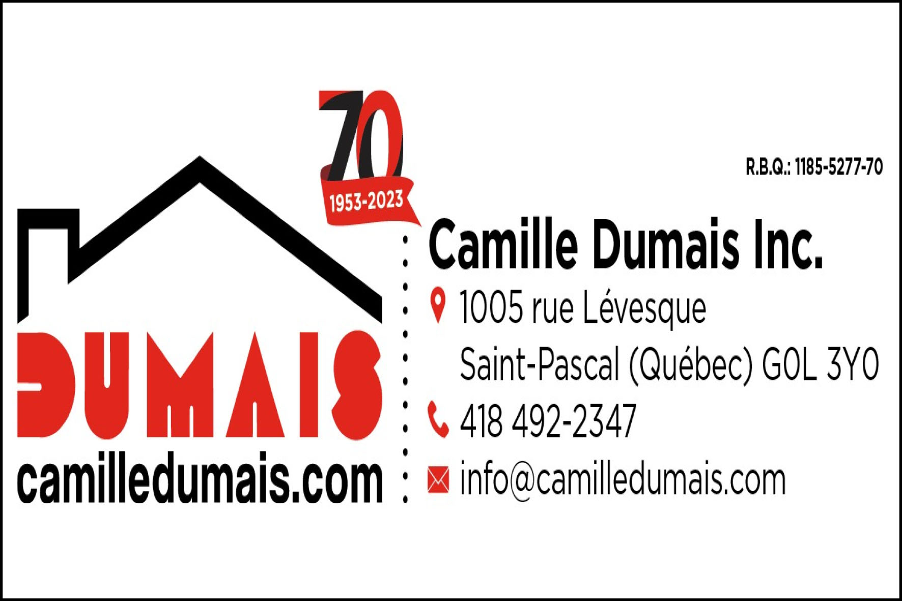 CAMILLE DUMAIS INC