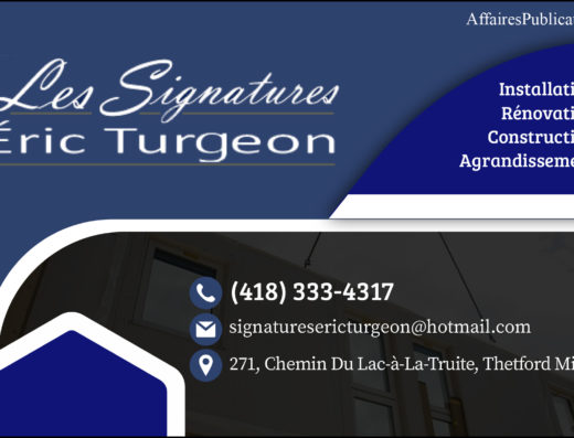 CONSTRUCTION SIGNATURE ÉRIC TURGEON