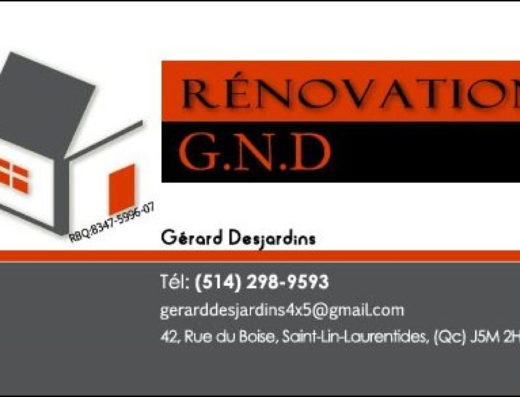 RÉNOVATION G.N.D. INC