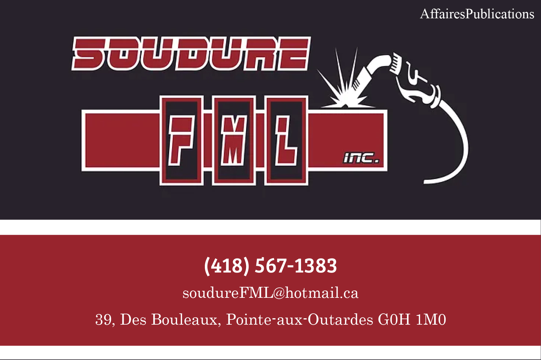 SOUDURE FML INC