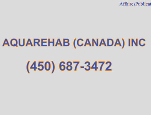 AQUAREHAB (CANADA) INC