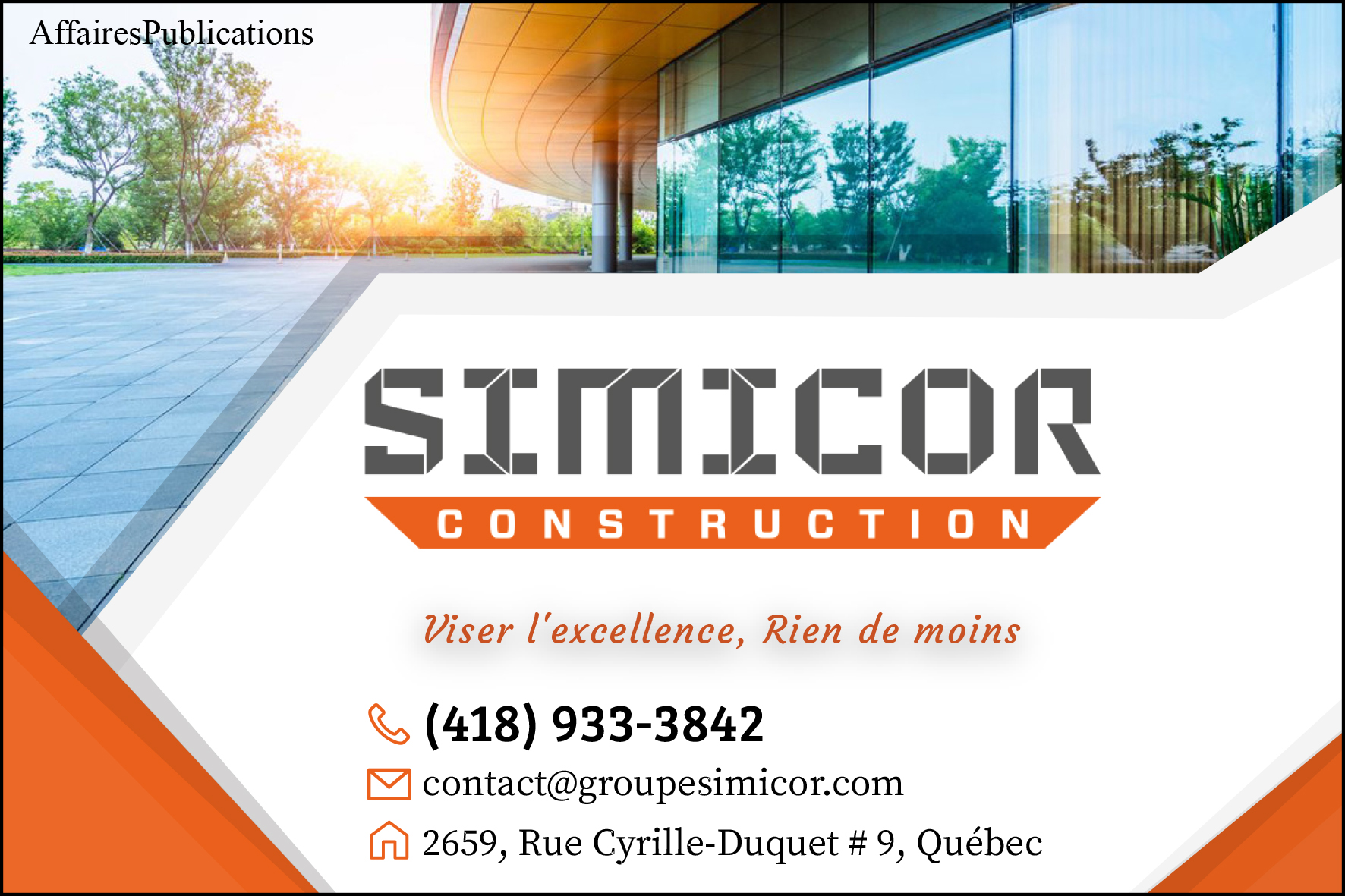 SIMICOR CONSTRUCTION INC