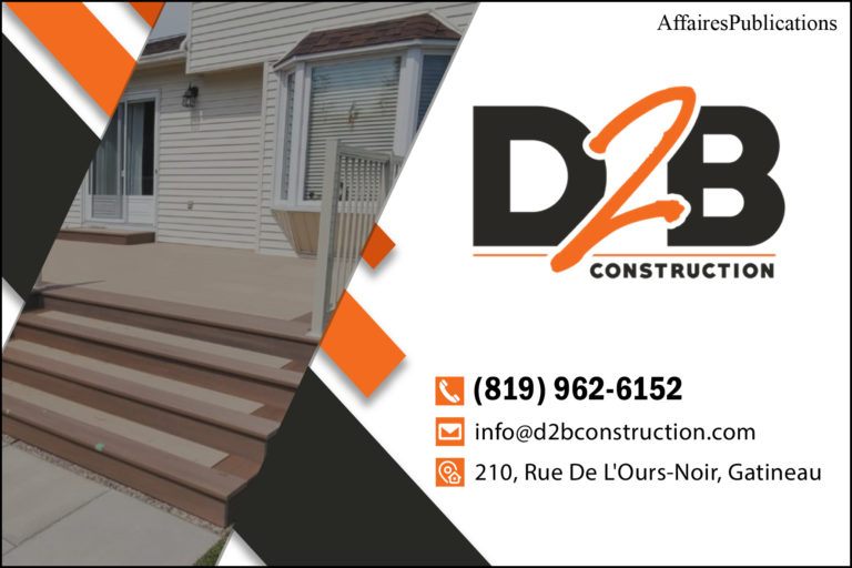 CONSTRUCTION D2B INC
