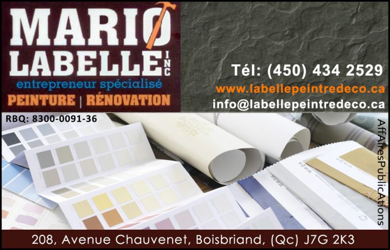 LABELLE MARIO PEINTRE DECO INC