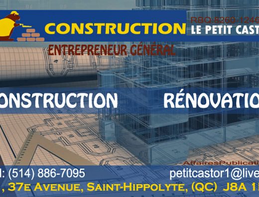CONSTRUCTION LE PETIT CASTOR
