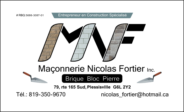 MAÇONNERIE NICOLAS FORTIER