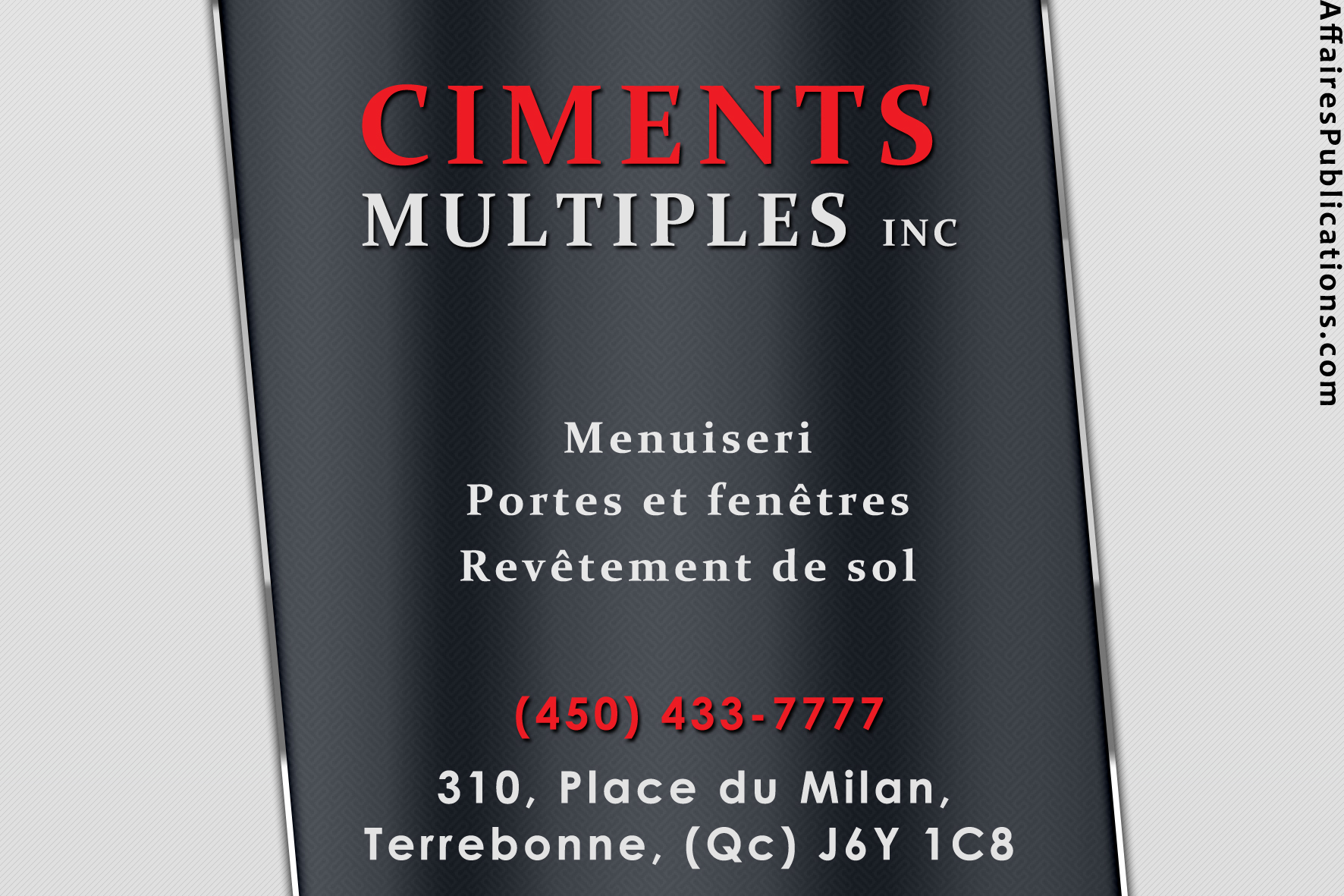 CIMENTS MULTIPLES INC