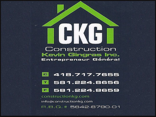 CONSTRUCTION KEVIN GINGRAS INC