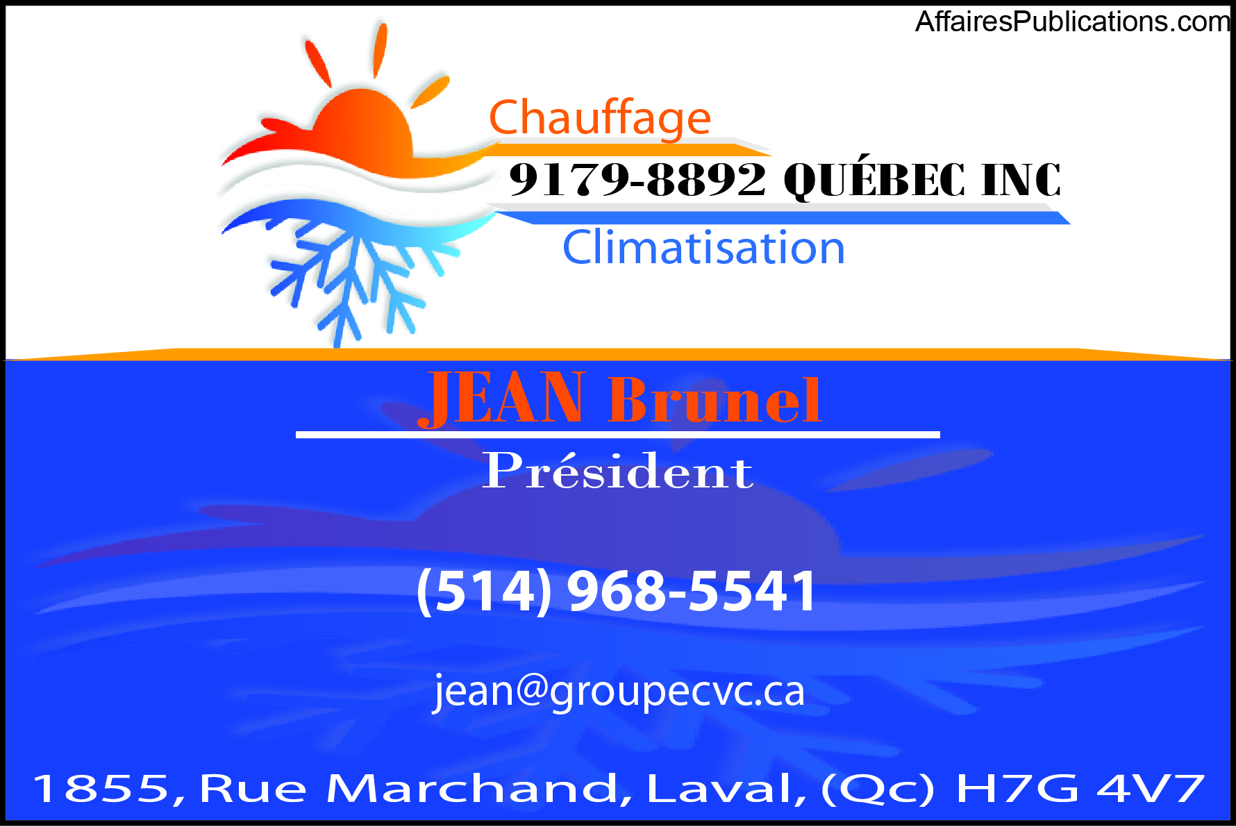 9179 8892 QUÉBEC INC