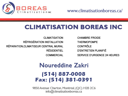 CLIMATISATION BOREAS INC