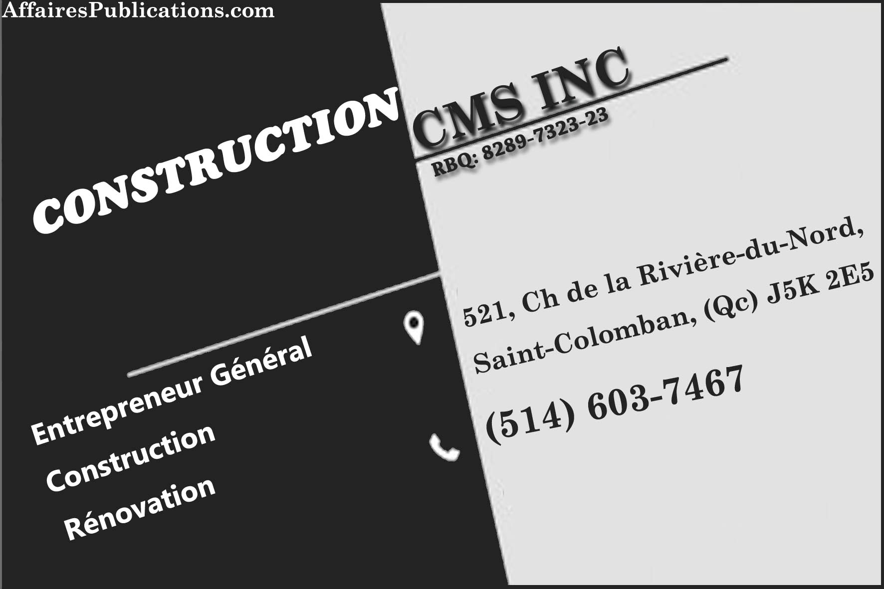 CONSTRUCTION CMS INC