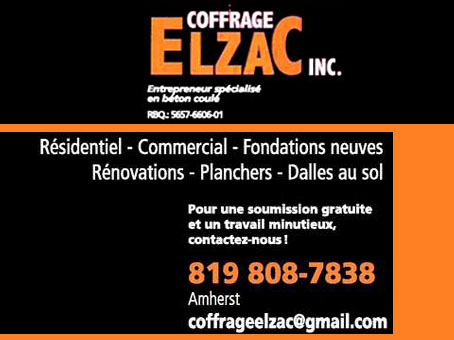 COFFRAGE ELZAC INC
