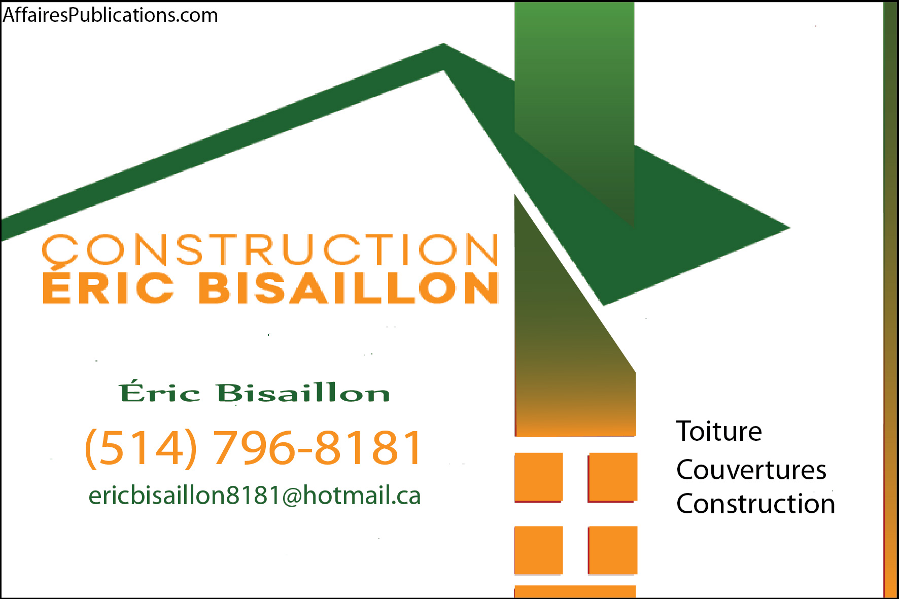 CONSTRUCTION ÉRIC BISAILLON INC