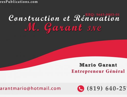 CONSTRUCTION ET RÉNOVATION M GARANT INC