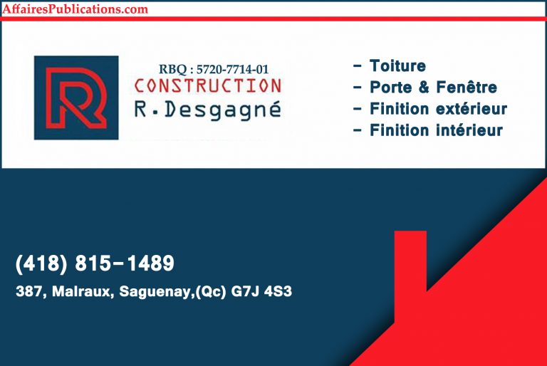 CONSTRUCTION R DESGAGNÉ INC