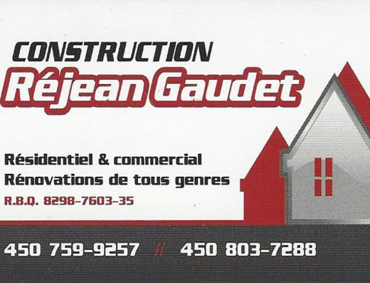 CONSTRUCTION RÉJEAN GAUDET