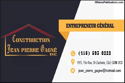 CONSTRUCTION JEAN PIERRE GAGNÉ