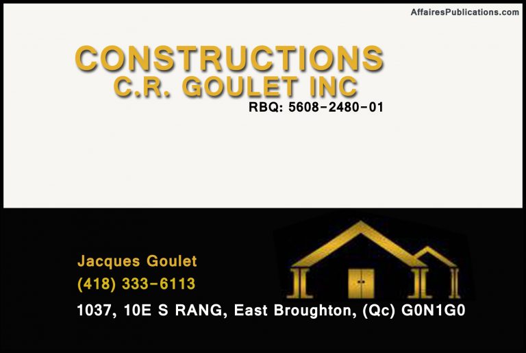 CONSTRUCTIONS C.R. GOULET