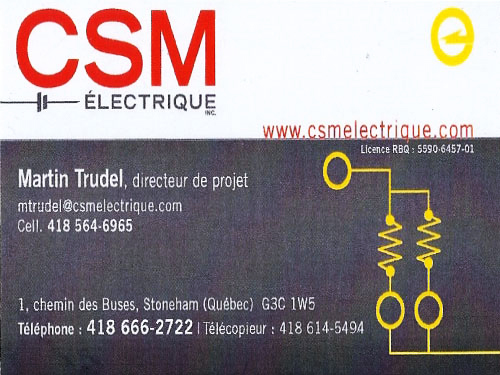 CSM ÉLECTRIQUE INC