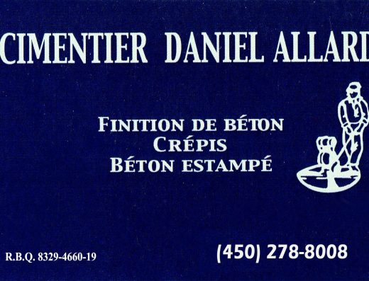 CIMENTIER DANIEL ALLARD INC <br/> 9165-0366 QUÉBEC INC