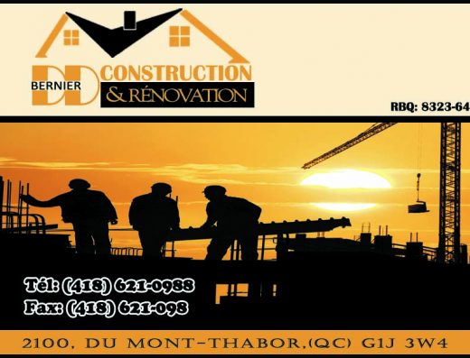 CONSTRUCTION ET RÉNOVATION DD BERNIER