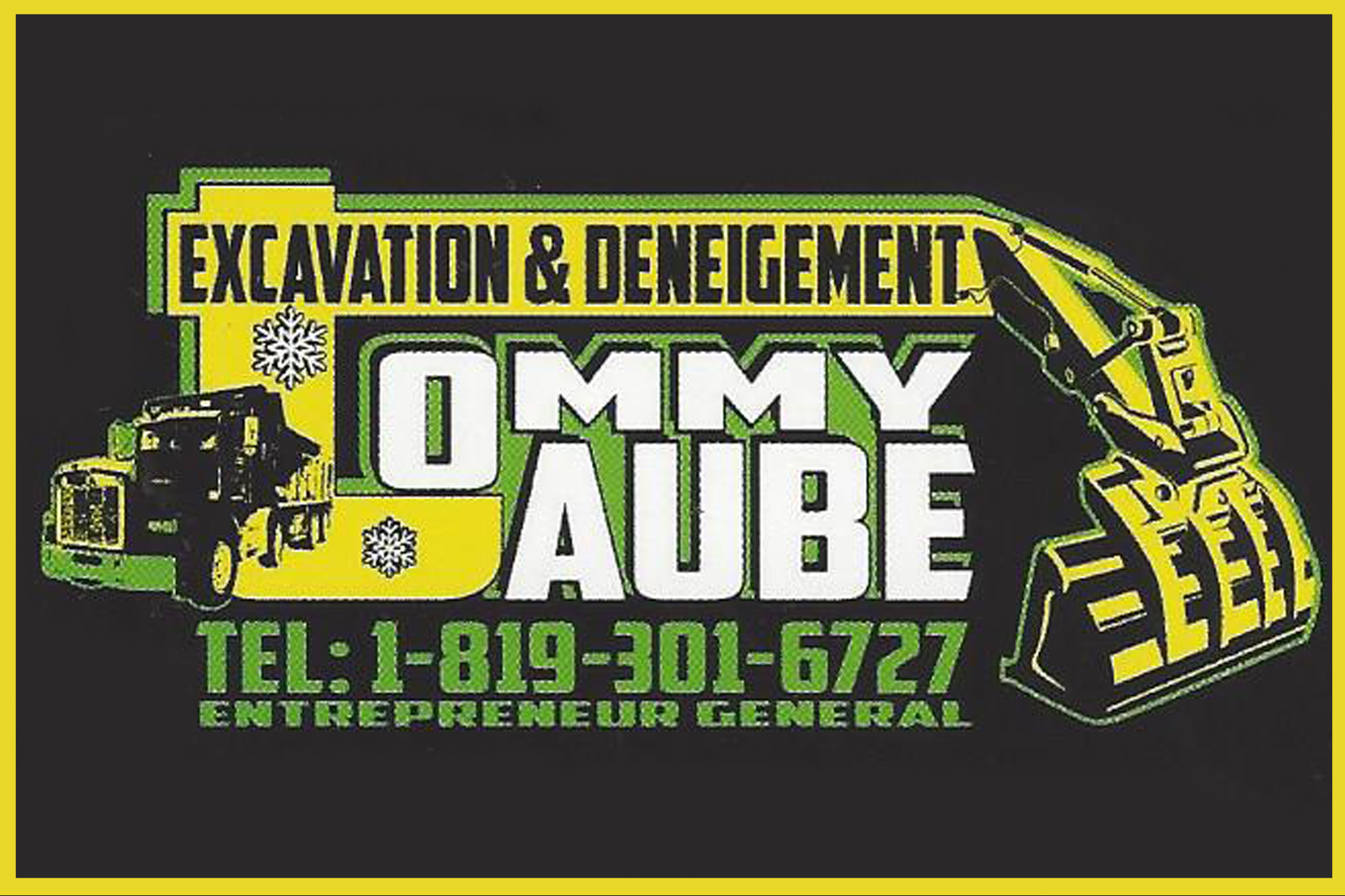 EXCAVATION DÉNEIGEMENT TOMMY AUBÉ