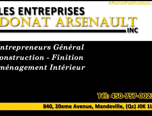 LES ENTREPRISES DONAT ARSENAULT INC