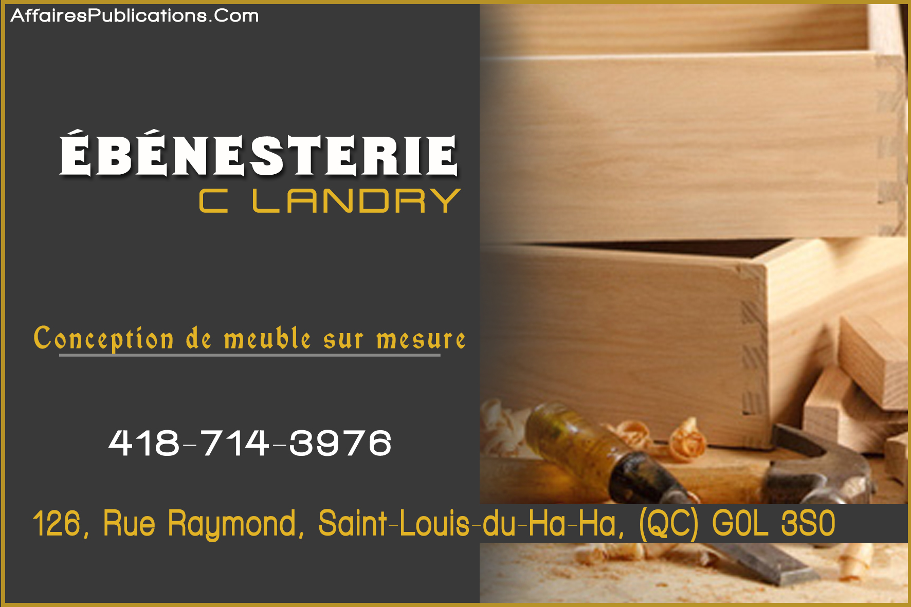 ÉBÉNESTERIE C LANDRY