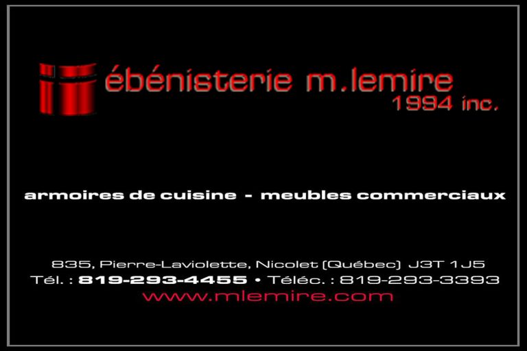 ÉBÉNESTERIE M LEMIRE 1994 INC