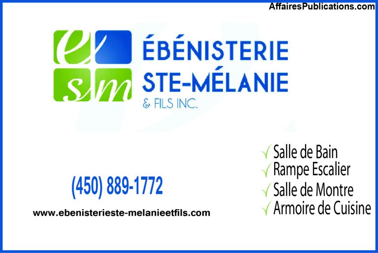 ÉBÉNISTERIE STE MÉLANIE ET FIL
