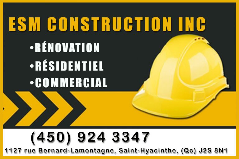 E S M CONSTRUCTION INC