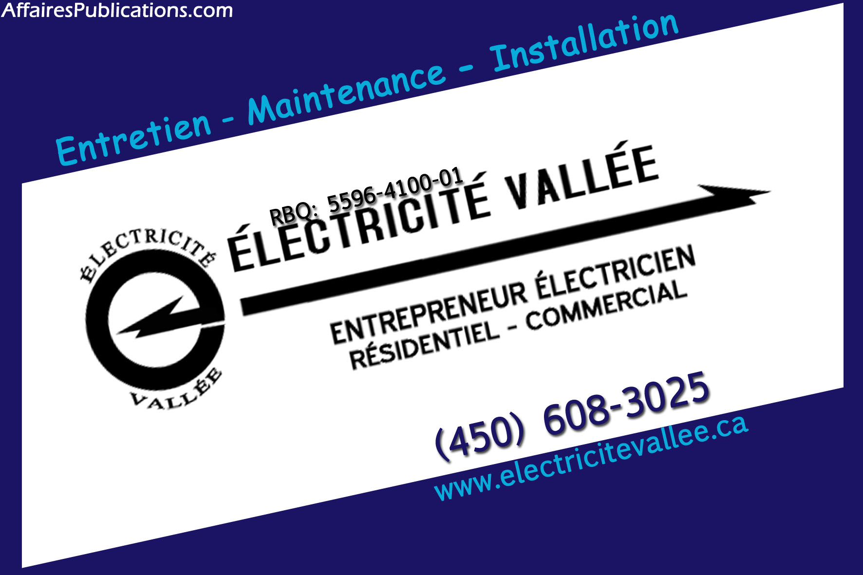 ÉLECTRICITÉ VALLÉE INC