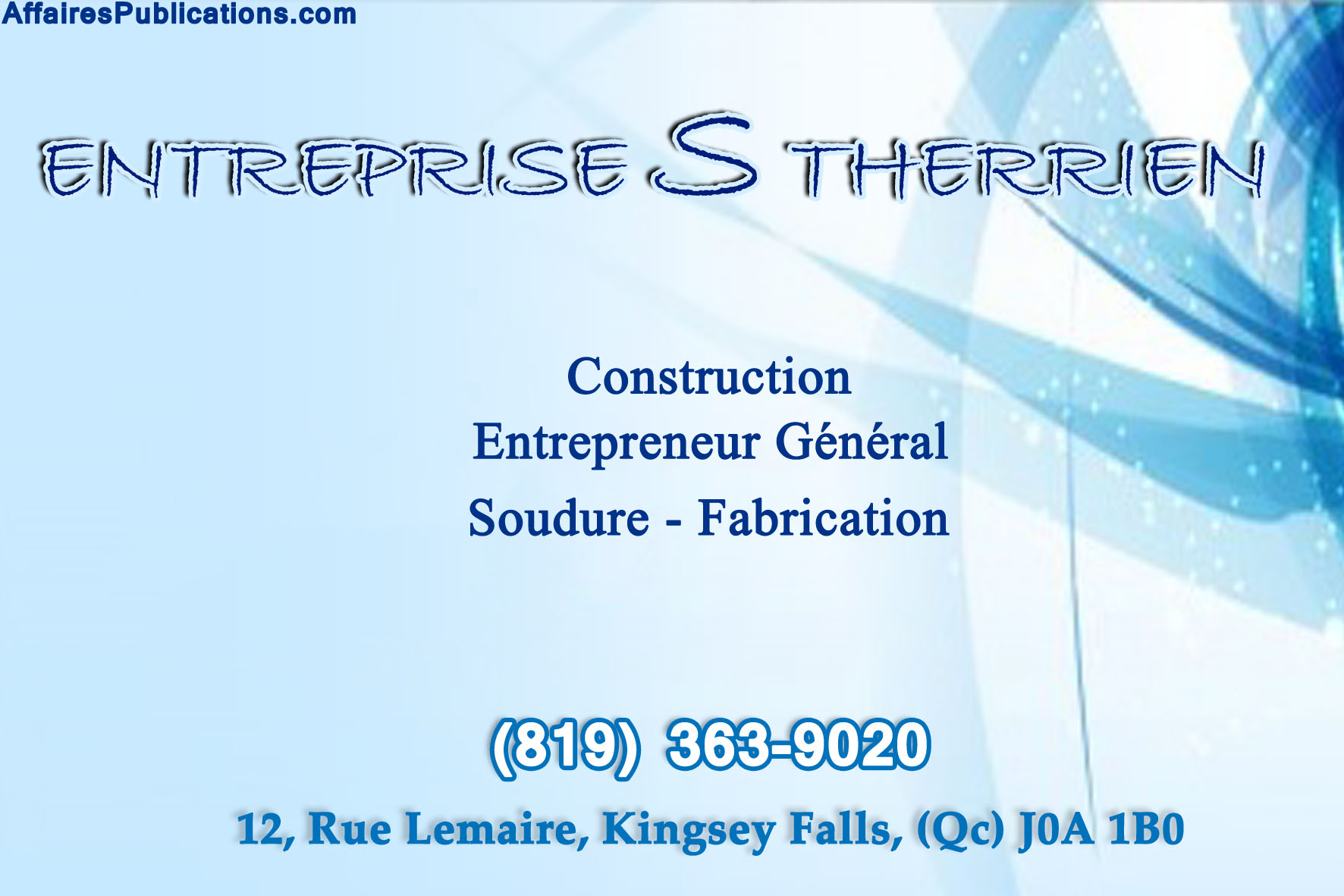 ENTREPRISE S THERRIEN