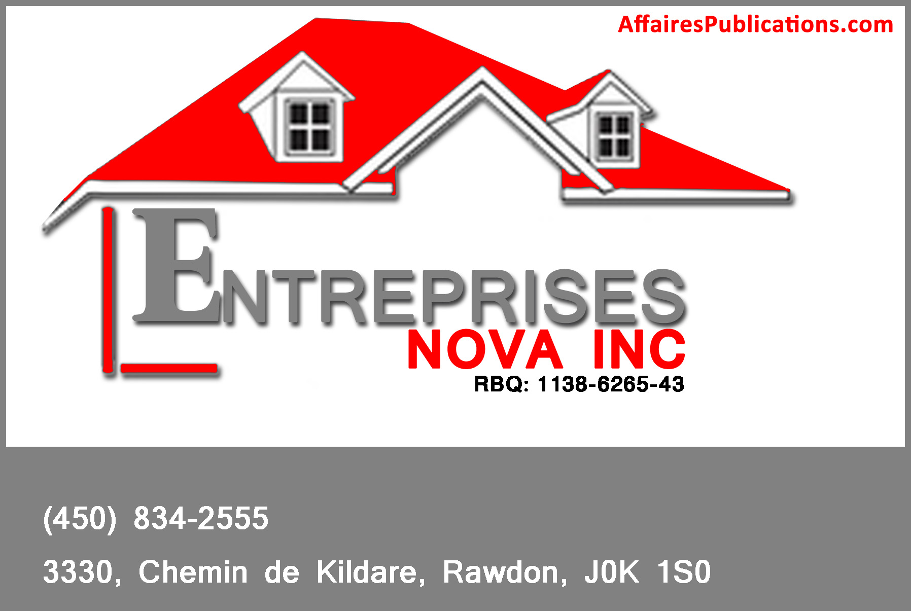 ENTREPRISES NOVA INC