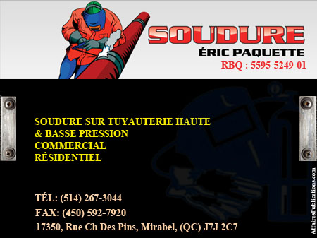 SOUDURE ÉRIC PAQUETTE INC