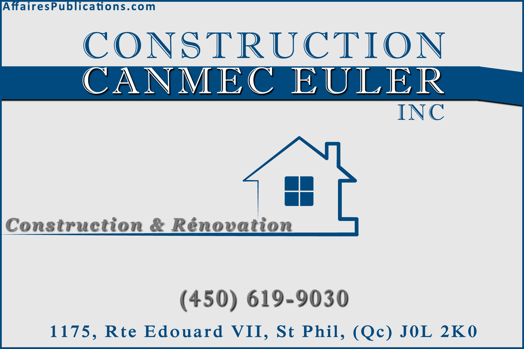 CONSTRUCTION CANMEC EULER