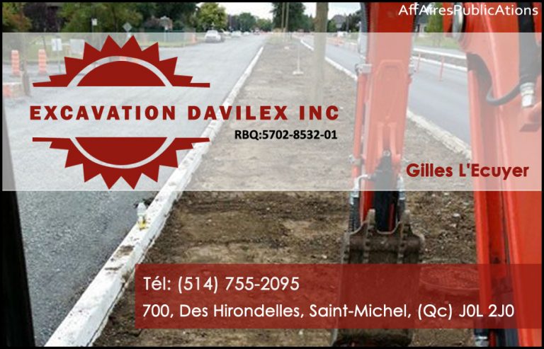 EXCAVATION DAVILEX INC